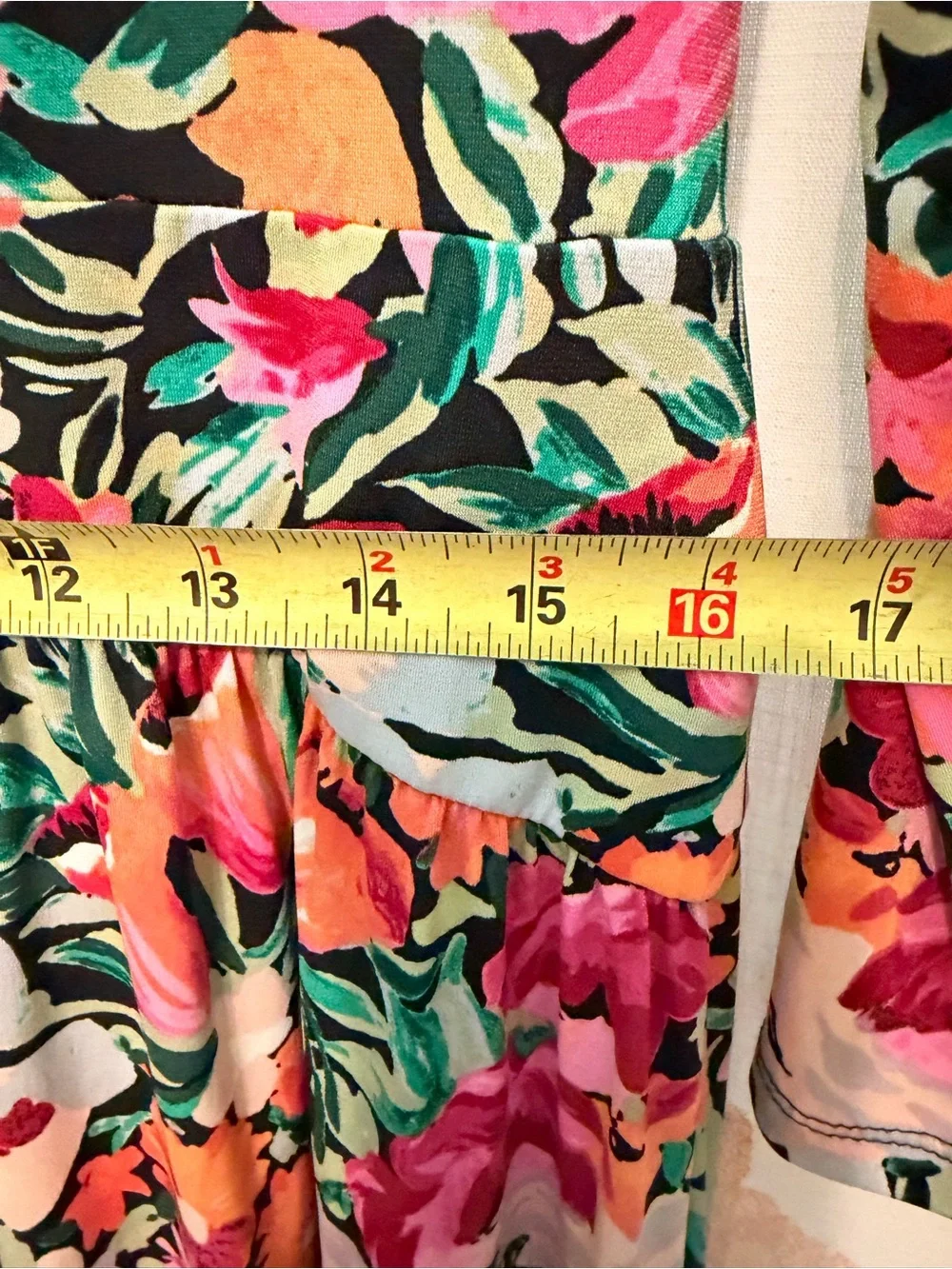 Maggy London Pink Floral Asymmetrical Handkerchief Hem Dress - Size 8